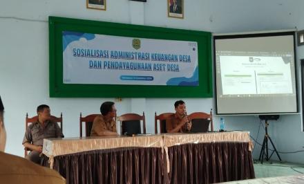 Kecamatan Gandusari Sosialisasikan Administrasi Keuangan dan Pendayagunaan Aset Desa
